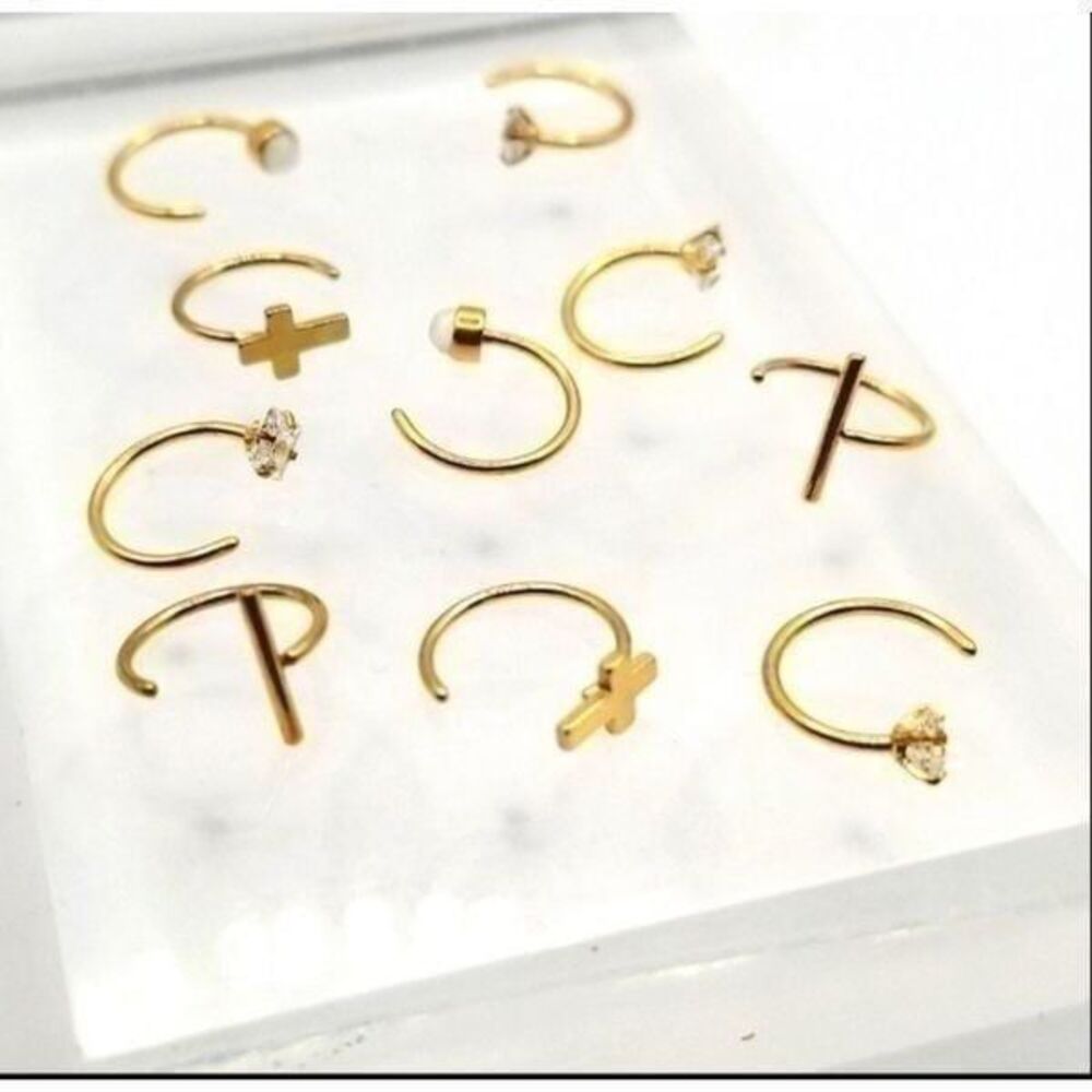 stainless Steel Ear Cuff Helix Cartilage Clip On Wrap Earrings